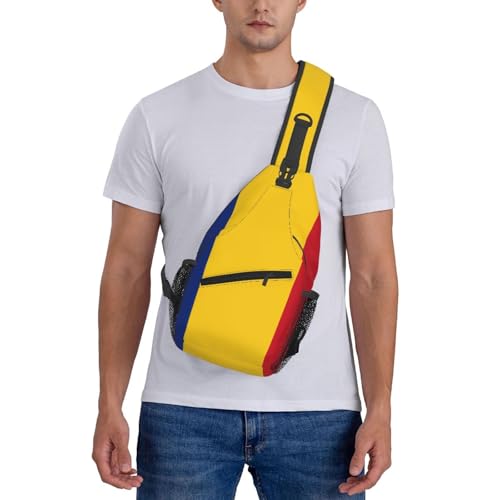 Mochila unisex liviana con diseño de bandera de Rumania miniatura 7