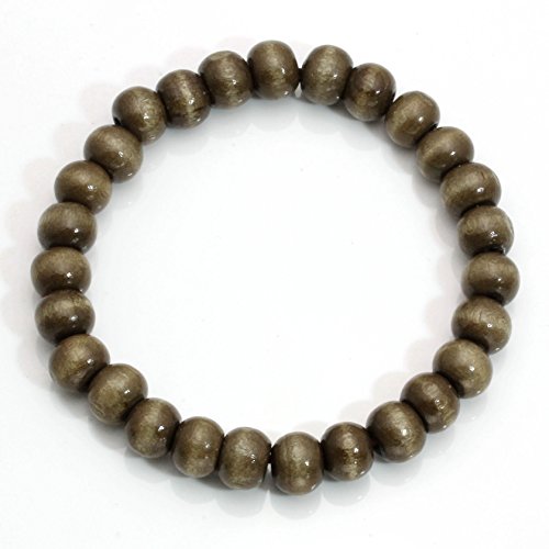 Milakoo POSET00164 5 Pcs Wooden Beaded Bracelet Bangle thumb #2