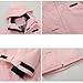 2 Piece Snow Suit for Kids Fashion Windbreaker Waterproof Warm Insulated Solid Color Ski Jacket and (Pink, 10-11 Years)