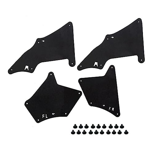 BURANIFUSION 4pcs Fender Liner Guard Left Driver Right Passenger Front Rear Side Black 5373535150 MJ1567882 SGFLSFLGGT4F,Simple Installation,Fast delivery,Free Return and Exchange