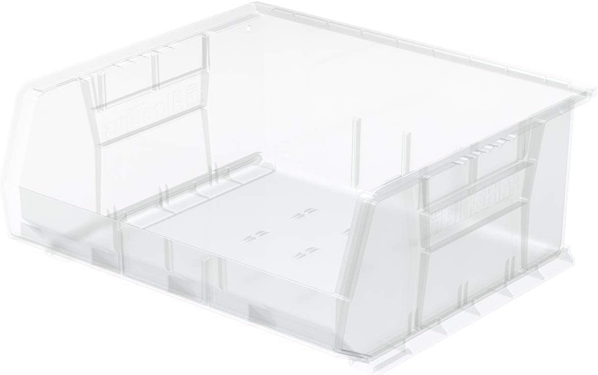 Akro-mils 30250 38,1 cm par 40,6 cm par 17,8 cm de rangement en plastique empilables à suspendre Akro Poubelle, Berry, 6-pack, 30250SCLAR