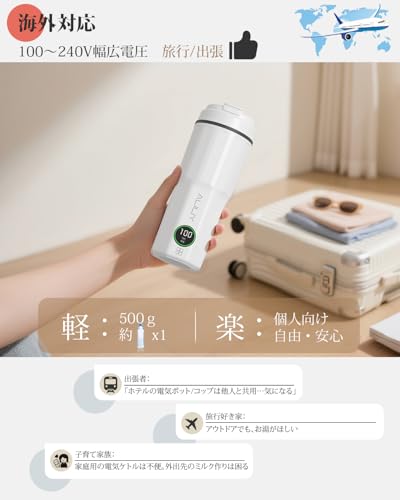 Aliliy ポータブル電気ケトル LW-K03S の商品画像 2