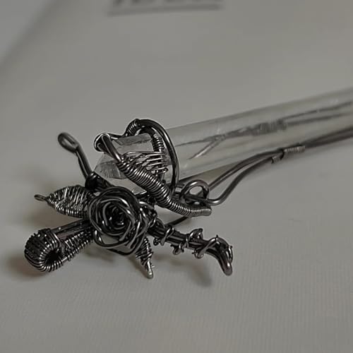 ZDLSDL Basteldraht 1mm,Schwarz Basteldraht ø1mm x 50m,Aludraht 1mm Aluminiumdraht,Draht zum Basteln, ideal für Schmuckherstellung,Bindedraht und Modellierdraht.(1.0mm50M-Black)