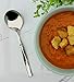 Stainless Steel Soup Spoons (8 pack), Great for Soup, Cereal, Ice Cream & More