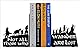 HeavenlyKraft Decorative bookends for Shelves Decorative Metal Bookend, Non Skid Book End, Book Stopper for Home/Office Decor/Shelves, 5.9 X 3.9 X 3.14 Inch Per Piece