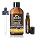 Organic Neem Oil and Treatment Roller, Pure Cold Pressed & Unrefined For Skin, Nails, Face, Hair & Scars Anti-Aging Moisturizer and Natural Insect Repellent Oil (1oz) USDA Organic by Pursito