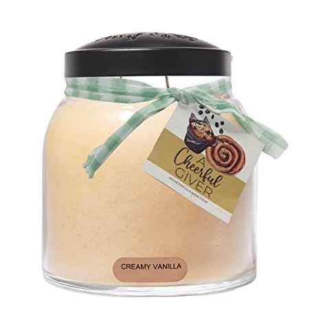 A Cheerful Giver Creamy Vanilla Candle Jar Cover