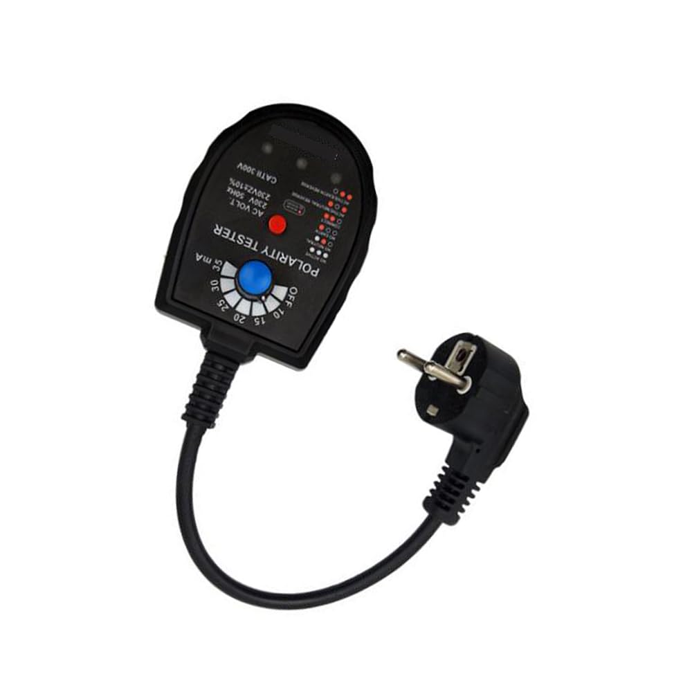 210V~250V Socket Phase Detector Multifunctional Three-Phase Circuit Socket Circuit Leakage Detector