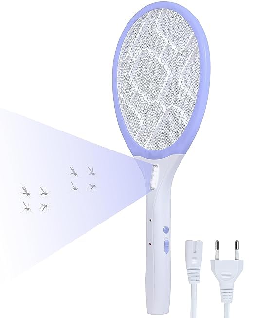 Rechargeable Mosquito Racket Bat with COB Light | Long Battery Life ...