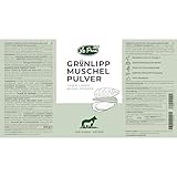LAPURA Grünlippmuschelpulver Hund & Katze - 100% natürlich, für Gelenke & Mobilität, in Vollfettqualität, mit Omega 3, Grünlippmuschel Katze & Grünlippmuschel Hund Pulver, 250g