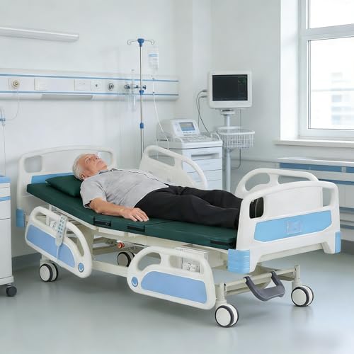 Bubinblau Electric Hospital Bed with Mattress and Remote