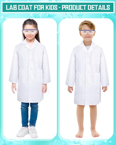 Set 6 Disfraces Infantil Bata de Científico con Accesorios miniatura 4