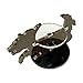 LITKO Bear Character Mount | Role Playing Games | Compatible with DND Pathfinder (40mm Circular Base, Brown)
