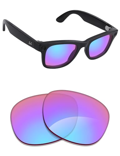 Verres Ray-Ban Meta Wayfarer RW4006 de rechange pour filmer en extérieur