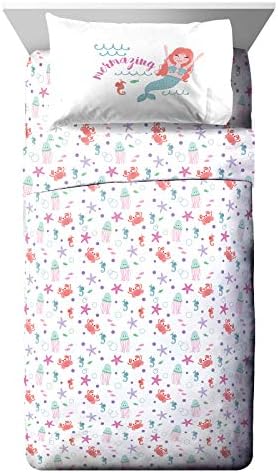 Jay Franco Trend Collector Mermaizing Full Sheet Set - 4 Piece Set Super Soft and Cozy Kid’s Bedding - Fade Resistant Microfiber Sheets