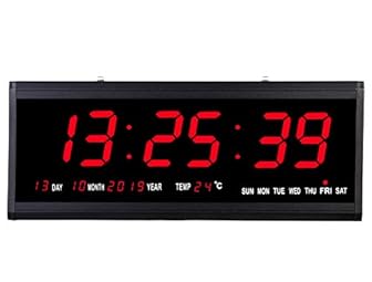 Ivation Big Oversized Digital Led Calendar Clocks product image