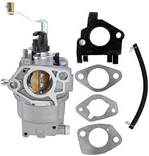 Carburetor Kit 0G8442G110 RS5500 389cc Engine, Replacement with Gaskets and Fuel Line Outdoor Equipment, Silver Black