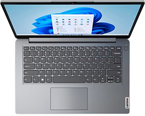 Image of Lenovo IdeaPad 3 Chromebook 14 inch Laptop Computer, Intel Celeron N4020 up to 2.8GHz, 4GB LPDDR4 RAM, 80GB Storage (64GB eMMC + 16GB Flash Drive), WiFi, Bluetooth, Abyss Blue, Chrome OS, BROAGE Stylus