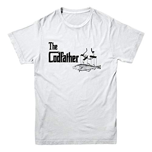 T-Shirt Pêche The Codfather Hooked pour Vos Sorties en Mer et Rivières