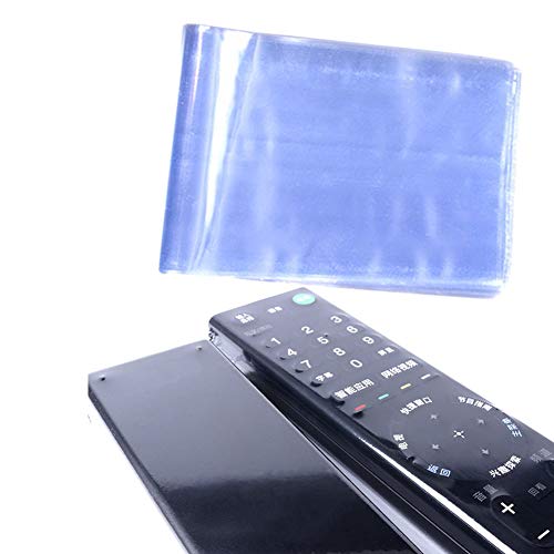 10 x Fernbedienungshülle, Schrumpffolie, transparent, langlebig, wasserfest, PVC-Schutzabdeckung, staubdicht, Fernbedienungshülle, Anti-Kratz-Aufbewahrungstasche für Fernbedienung, Wie abgebildet