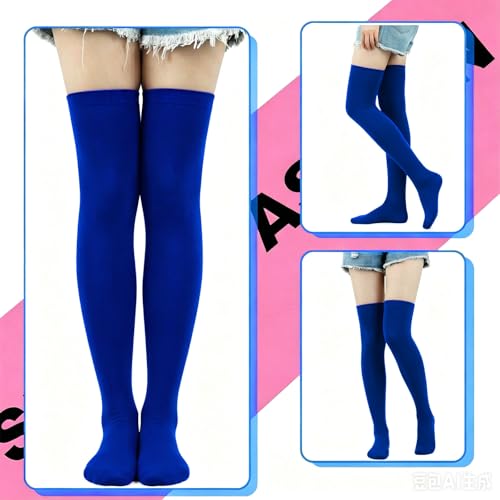 Image of Black and White Striped Arm Leg Warmers Sleeves Set Rainbow Socks Knee High Fingerless Gloves Hand Thigh Warm