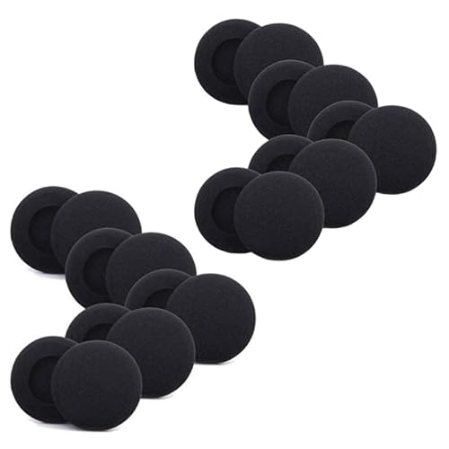 Ear Cushions Foam Replacement for Supra Plus Encore and Most Standard Size Office Telephone Headsets H251 H251N H261 H261N H351 H351N H361 H361N Headphones Disposable Covers, 5 Pairs (10)