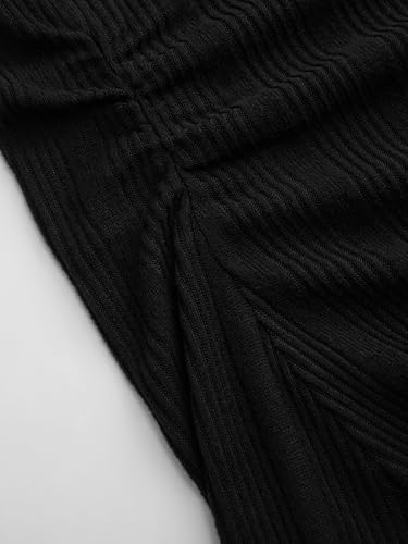 CIDER Womens Off Shoulder Dress Lace Trim Color Block A Line Mini Party Wedding Guest Dresses3