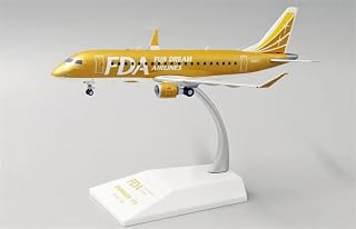 ACE HOBBY JC Wings Fuji Dream Airlines for EMBRAER Emb175 JA09FJ Gold Color 1:200 Aircraft Pre-Built Model