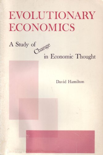 Evolutionary Economics. A Study of Change in Ec... 0826301770 Book Cover
