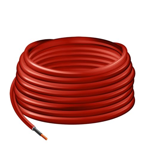 Câble solaire 6 mm² cuivre LogiLink anti-UV rouge 25 m idéal pour optimiser le rendement