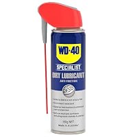 WD-40 Specialist Dry Lubricant Transparent Non-Stick Film for Blades, Drill Bits, Hinges, Chains & Power Tools, Anti-Friction, Non-Greasy Dry Film - 150g