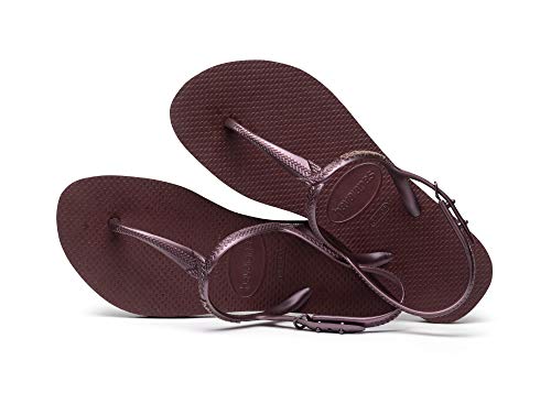Chinelo, Havaianas, Twist, Feminino, Vinho De Uva, 35/36