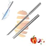 yetary Multipurpose Outdoor Portable Fruit Knife with Sheath, Portable Fruit Knife, All Steel Stick-Shaped Fruit Knife, Cuchillo Multiusos Para Fruta Portátil Para Exteriores Con Funda