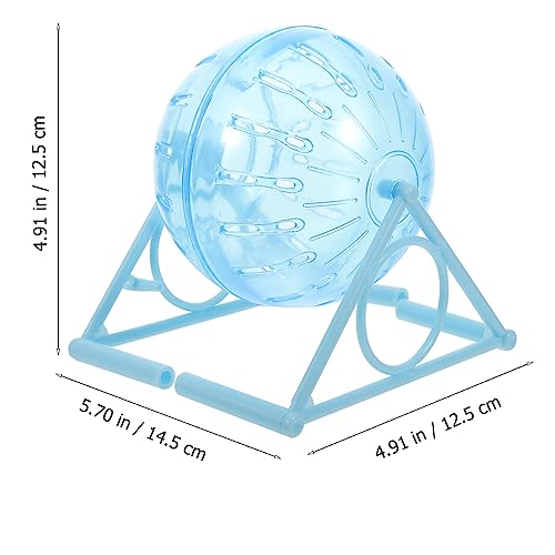 Guinea Pig Ball Hamster Ball and Rack Hamster Dwarf s Exercise Running Toy Chinchilla Jogging, Random Color, 14.5x12.5cm - Image 2