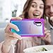 KSELF Case for Samsung Galaxy Note 10 Plus Case With Screen Protector, Full Body Protective Hybrid Dual layer Shockproof Acrylic Back Case Cover for Galaxy Note 10 Plus 5G 6.8 inch (Purple Light Blue)