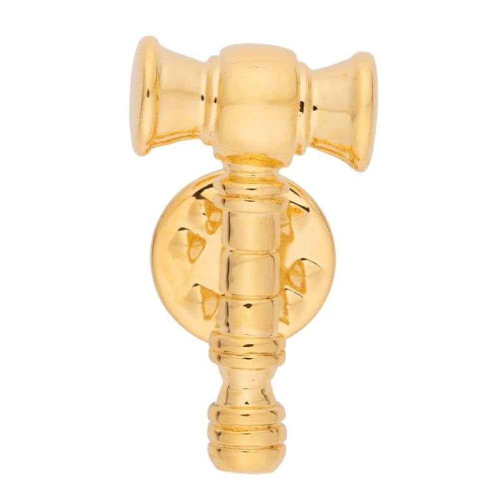 the tie hub Gold Hammer Metal lapel Pin For Men-picture-46