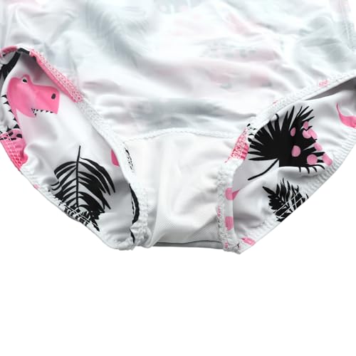 Image of Girls Swimsuit One Piece Bathing Suit with Adjustable Straps Quick Dry Beach Swimming Suits Swimwear 4-10 Years