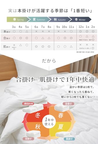 AIFY 掛け布団 シングル 冬 150×210cm の商品画像 5