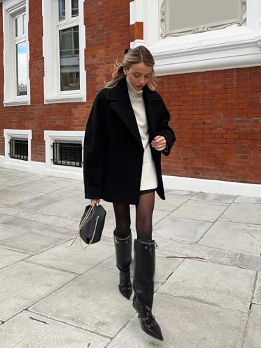 Oiamenne Knee High Boots for Women Wide Calf Boots Pointed Toe Tall Boots Kitten Heel Boots Womens Fall Winter Boots for Party Gifts Dress4