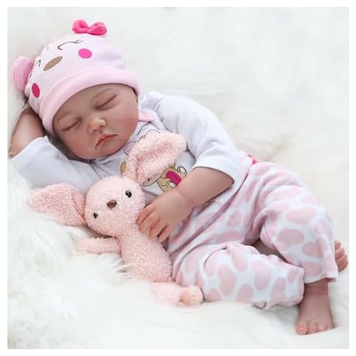 ZIYIUI Reborn Baby Doll 22 Inches 55 cm Soft Vinyl Silicone Realistic Baby Doll Lifelike Reborn Baby Girl Handmade Newborn Like Real Baby Doll