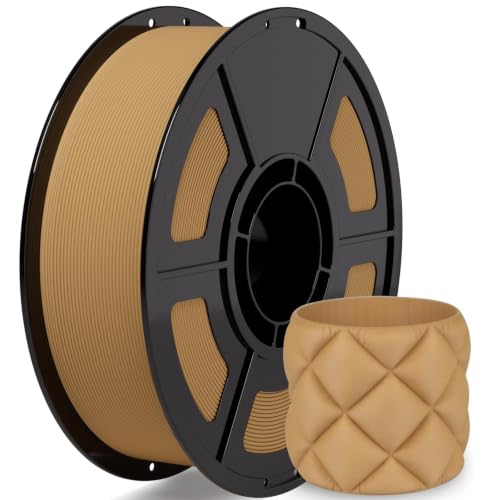 iSANMATE Matte PLA Filament 1.75mm Latte Brown PLA 30-300mm/s 1KG for Bambu