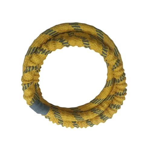 Hula Hoop Tubo de Resorte Plegable for Yoga, Círculo de Rebote, aro de Fitness no Tejido, Entrenador de Cintura silencioso, Unisex(Yellow)