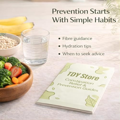 Constipation Relief 7.5Mg Tablets Adult - 4 Pack Tdy Bundle Including Constipation Relielf & Prevention Guides + Stool Chart & Recording - For Adult Use - 4