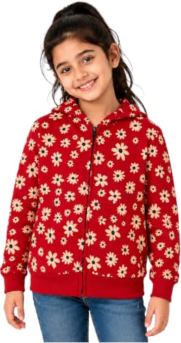 Image of T2F Girls Cotton Hooded Neck Sweatshirt