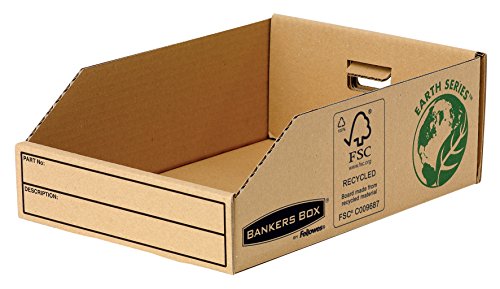 Fellowes 07355EU boite pour petites fournitures de bureau Banker Box Earth Series lot de 50