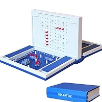 Playbook'd Hangman – 4 Jeux De Société Magnétiques En Format Livre : Pendu, Échecs, Puissance 4 Et Bataille Navale – Voyage