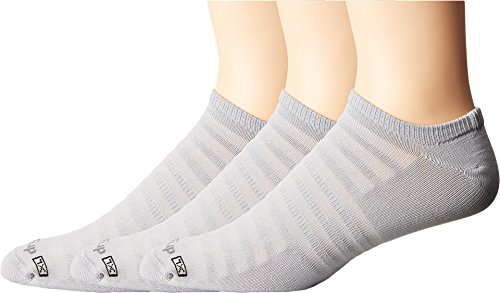 Drymax Hyper Thin Running No Show 3-Pack Grey MD (US Men's Shoe 6-8, Women's Shoe 7.5-9.5)