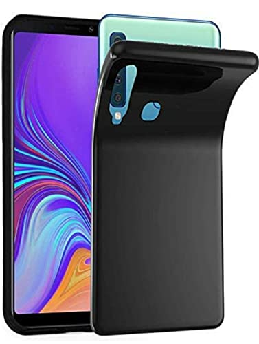 Image of Mobile Back Cover Case for Samsung A9(2018) (Silicone Case|CameraProtection|Black SC1510)