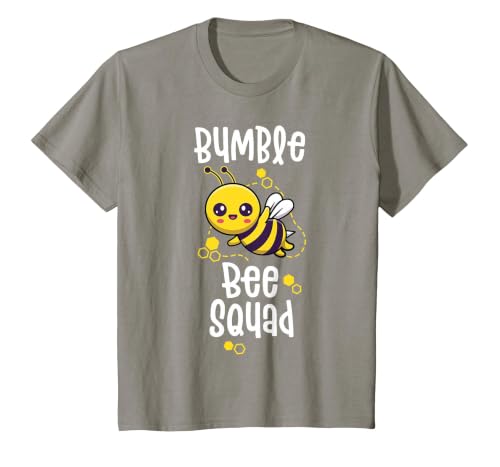 Bumble Bee Squad Honey Bumblebee Teacher Team Group T-Shirt, Youth, Slate Grey, Large