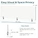 Desk Divider for Students and Desk Privacy Panel. Office Partitions and Ideal Cubicle Light Shield. Frosted Acrylic Clamp-on Desk Partition - 60” W x 22”H Divider